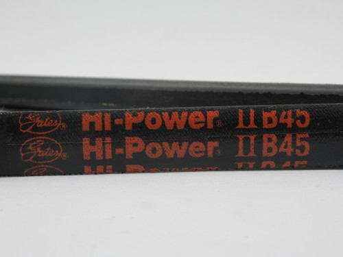 Gates B45 Hi-Power II V-Belt 48"L 5/8"W 13/32"Thick NEW