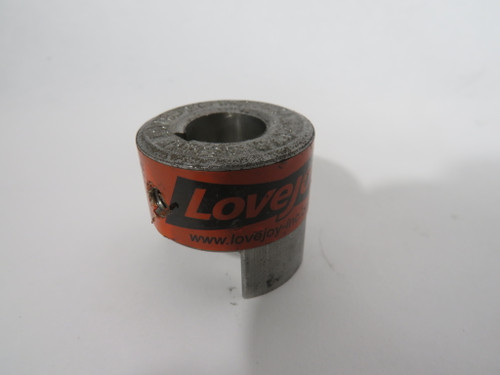 Lovejoy L-070-16MM Aluminum Jaw Coupling 16mmID 3/16"x1/8" Keyway *No Bolt* USED