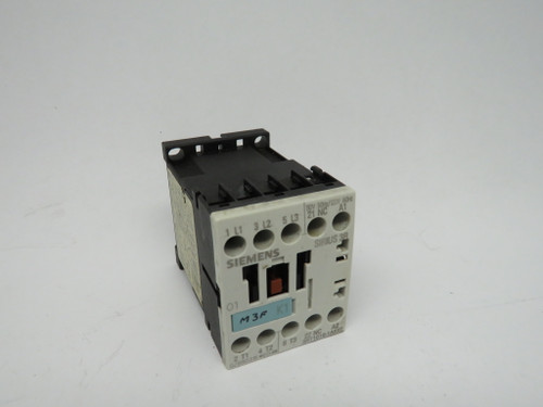 Siemens 3RT1016-1AK62 Contactor 110-120VAC 50/60HZ 3 Pole USED