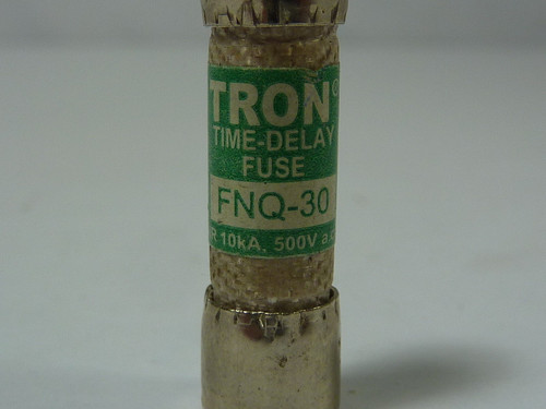 Tron FNQ-30 Time Delay Fuse 30A 500V USED