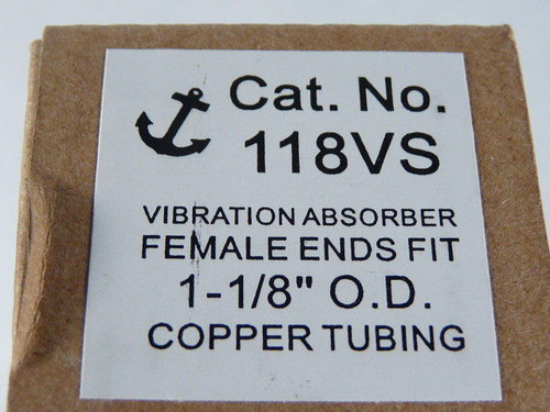 IRP 118VS 365-0007 Anchor Vibration Absorber 1-1/8" OD 600PSIG 13" L ! NEW !