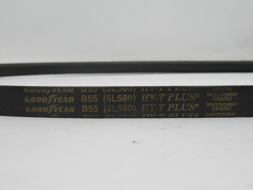Goodyear B55 Classic V-Belt 57-7/8"L 21/32"W 7/16"Thick (5L580) NOP