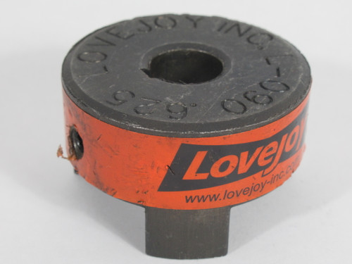 Lovejoy L-090-.625 Jaw Coupling .625" Bore 1/8"x3/16" Keyway USED