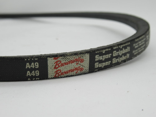 Browning A49 Classic Wrapped V-Belt 51.2"L 1/2"W 5/16" Thick NOP