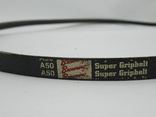 Browning A50 Classic Wrapped V-Belt 52.2"L 1/2"W 5/16" Thick NOP