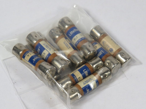 Littelfuse BLF-15 Fast Acting Fiber Body Fuse 15A 250VAC Lot of 10 USED