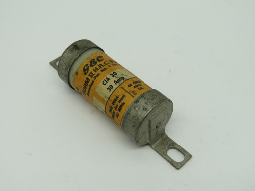 GEC CIA30 Fuse 2 Bolt 30A 660VAC 460VDC USED