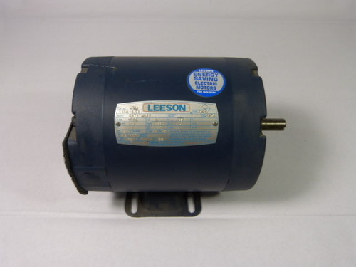 Leeson 1/3HP 1725RPM 575V C56 TENV 3Ph .52A 60Hz USED