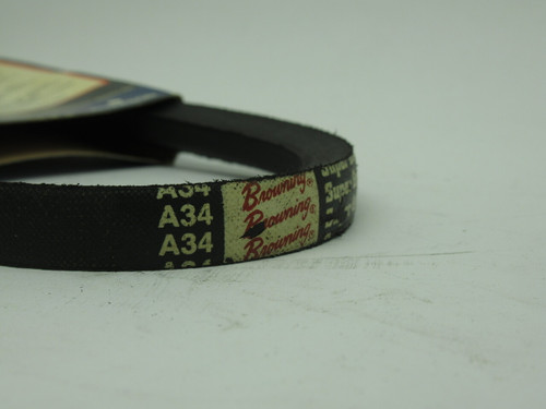 Browning A34 Classic V-Belt 36.2"L 1/2"W 5/16"Thick NEW