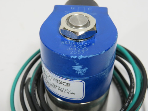 GC Valves S311GF01V3BC9 Solenoid Valve 24V 60Hz 300psi 1/4"NPT SHELF WEAR NOP
