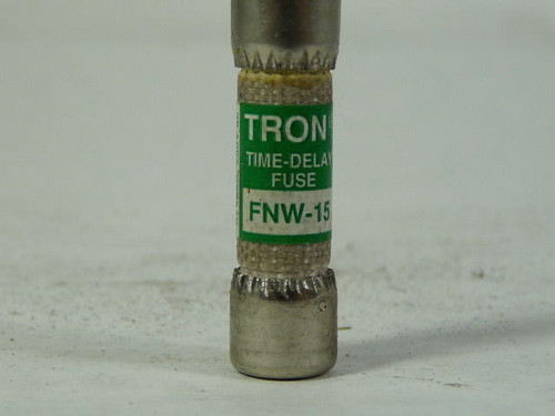 Tron FNW-15 Time Delay Fuse 15A 250V  USED