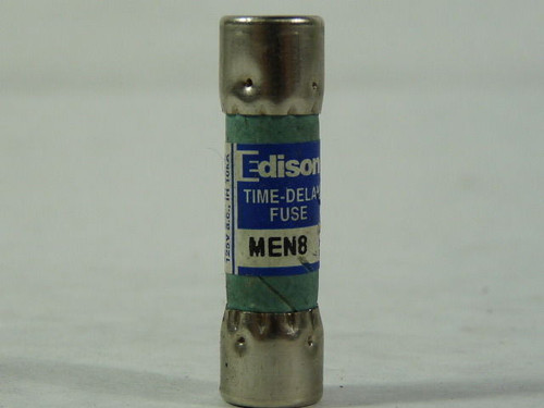 Edison MEN8 Time Delay Fuse 8A 250V USED