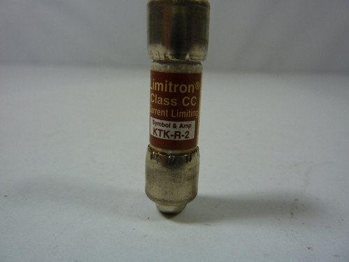 Limitron KTK-R-2 Current Limiting Fuse 2A 600V USED