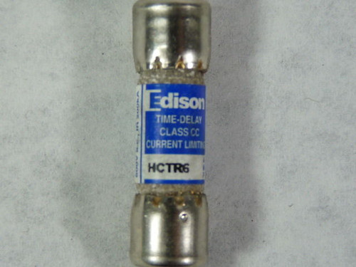 Edison HCTR6 Time Delay Fuse 6A 600V USED
