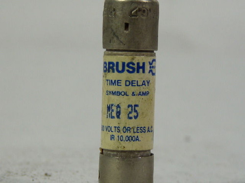 Brush MEQ25 Time Delay Fuse 25A 500V USED