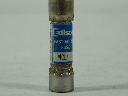 Edison MCL1 Fast Acting Fuse 1A 600V USED