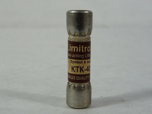 Limitron KTK-40 Fast Acting Limiter Fuse 40A 600V USED