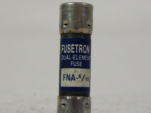 Fusetron FNA-6/10 Dual Element Fuse 6/10A 125V USED