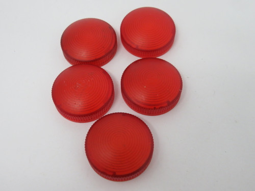 Siemens 3SB3930-6BA2 Red Pilot Lens Cap Lot of 5 USED