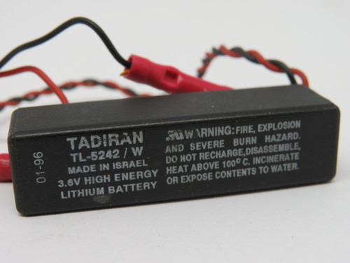 Tadiran TL-5242/W Lithium Battery 3.6V USED