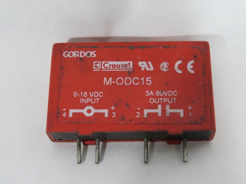 Gordos/Crouzet M-ODC15 I/O Digital Output Module 3A@60VDC Output USED