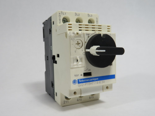 Telemecanique GV2P10H7 Motor Circuit Breaker 4-6.3A 690V 3-Pole BOX DAMAGE NEW