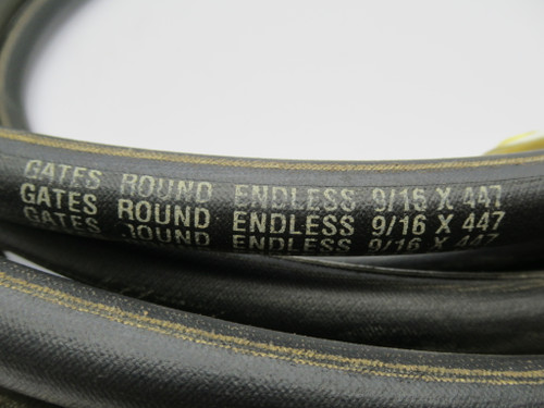 Gates 88203484 9/16X447 Endless Round Belt 451”L 0.56”W 0.55”Thick NEW