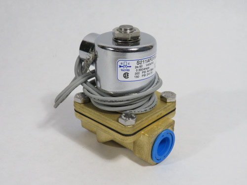 GC Valves S211AF01N5CG4E Solenoid Valve 24V 60Hz 3/8" NPT 200psi Air/Gas NEW