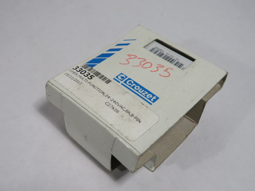 Crouzet 88867105 Timer Relay OUR1 24VDC 8A 8-Pin 0.1-100hr SHELF WEAR NEW
