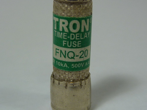 Tron FNQ-20 Time Delay Fuse 20A 500V USED