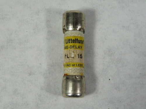 Littelfuse FLQ-15 Time Delay Fuse 15A 500V USED