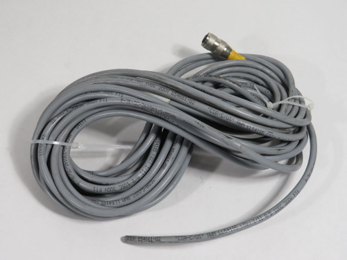 Turck RK4.5T-10 Actuator and Sensor Cable 5-Conductor 22AWG 9.4m Length USED