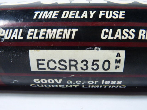 Bullet ECSR350 Dual Element Time Delay Fuse 250A 600V Shelf Wear ! NOP !