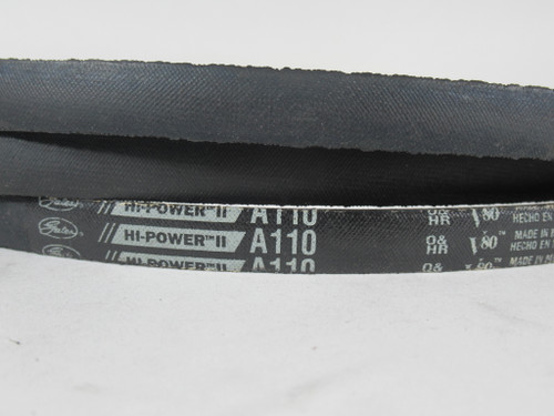 Gates A110 Hi-Power II V-Belt 112"L 1/2"W 0.35"Thick 9002-2110 NEW