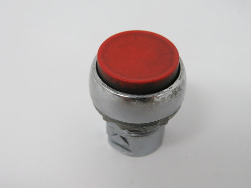 Allen-Bradley 800FM-E4 Red Extended Momentary Push Button *COS Wear* USED