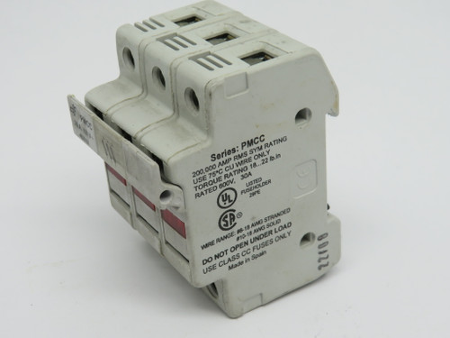 DF PMCC-460010I Fuse Holder 30A 600V 3 Pole USED