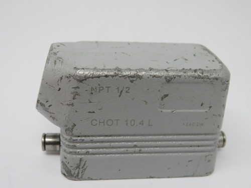 Ilme CHOT-10.4L Rectangular Connector Head 2 Pins 1/2 NPT USED