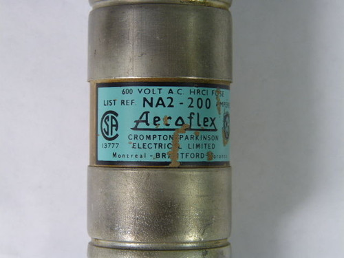 Aeroflex NA2-200 Fuse 200A 600V USED