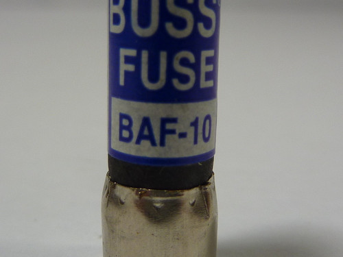 Bussmann BAF-10 Fast Acting Fuse 10A 250V USED