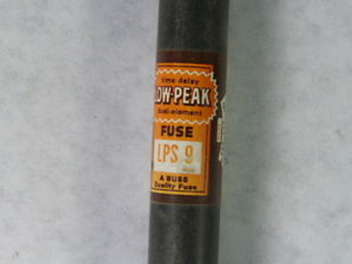 Low-Peak LPS-9 Time Delay Fuse 9A 600V USED