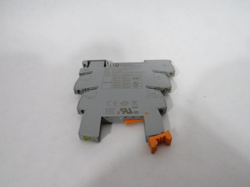 Phoenix Contact PLC-BSC-24DC/21 Terminal Block Relay Base Gray/Orange 24VDC USED