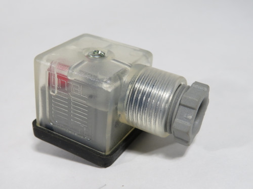 Omal 04560014 Solenoid DIN Plug w/ LED 110V 3-Pin NOP