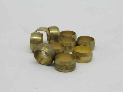 Imperial 60F08 Brass Compression Sleeve 1/2" Lot Of 10 NOP