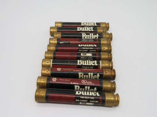 Bullet ECSR6 Time Delay Fuse 6Amp 600V Lot of 10 USED