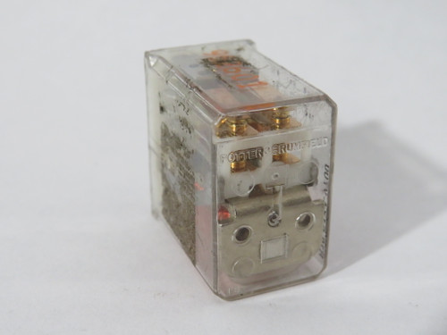 Potter & Brumfield R10-E1X4-V700 General Relay 24VDC 5A@28DC 120AC 14-Blade USED