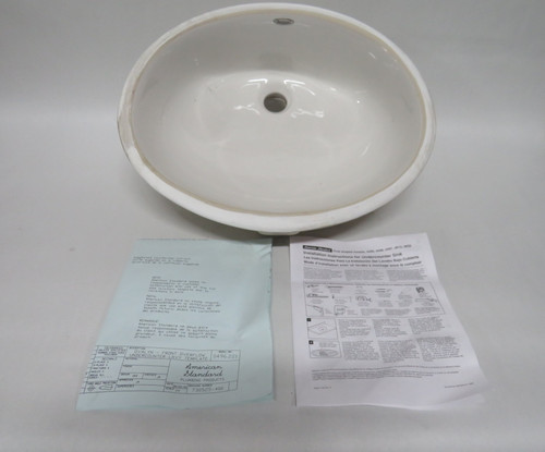 American Standard 0496221.020 17"x14" White Ovalyn Vanity Sink SINK ONLY NEW