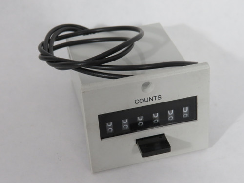 Trumeter P8-4906 6 Digit Analog Counter Module 24VDC 3W USED