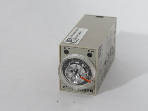 Omron H3YN-2-DC24 Plug-In Timer 1s/10s/1min/10min 24VDC 250VAC 30VDC 5A USED