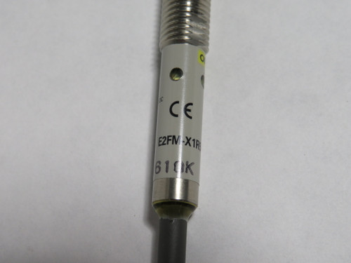 Omron E2FM-X1R5B1 Proximity Sensor 12-24VDC 200mA 1.5mm Distance 2m Cable NOP