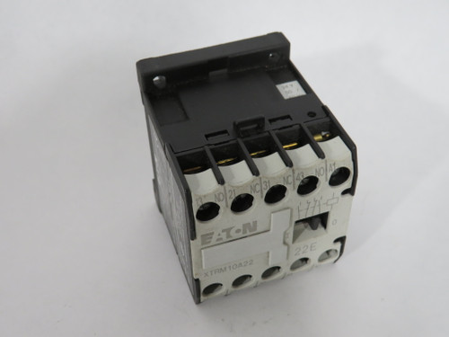 Eaton XTRM10A22 Control Relay for Contactor 2NO 2NC 24V 50/60Hz USED